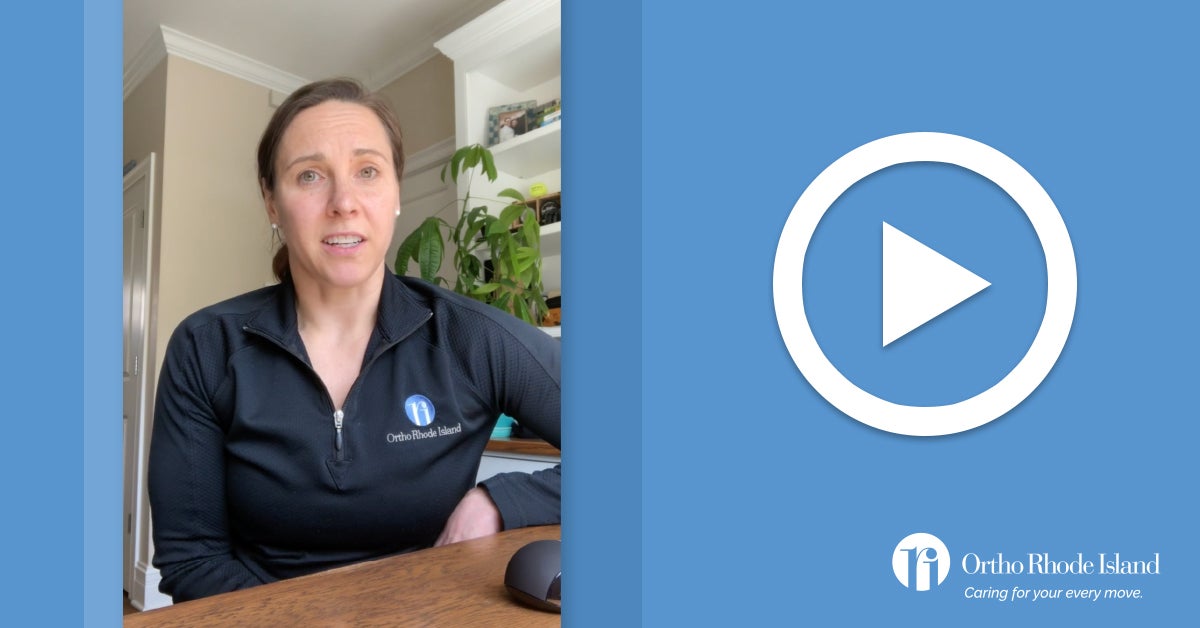 VIDEO Dr. Moriarty on the Importance of Physical Activity Ortho