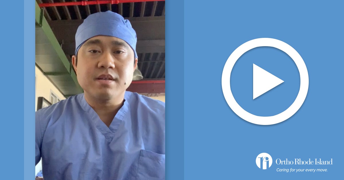 VIDEO Dr. Roald Llado on Pain Management after Orthopedic Surgery