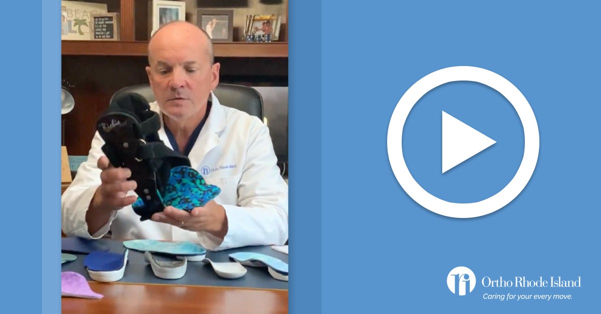 VIDEO Dr. Moniz on Custom Orthotics and Braces Ortho Rhode Island