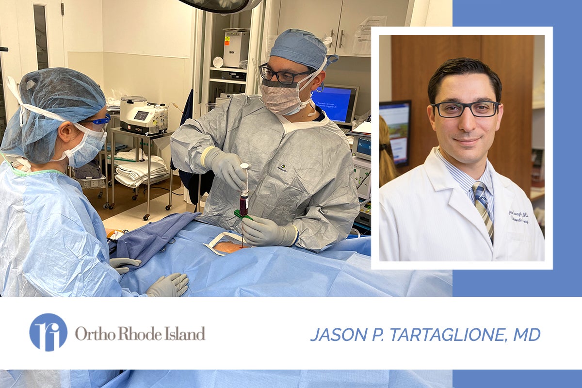 Dr. Tartaglione Offers Innovation with Plantar Fasciitis Treatment Ortho Rhode Island