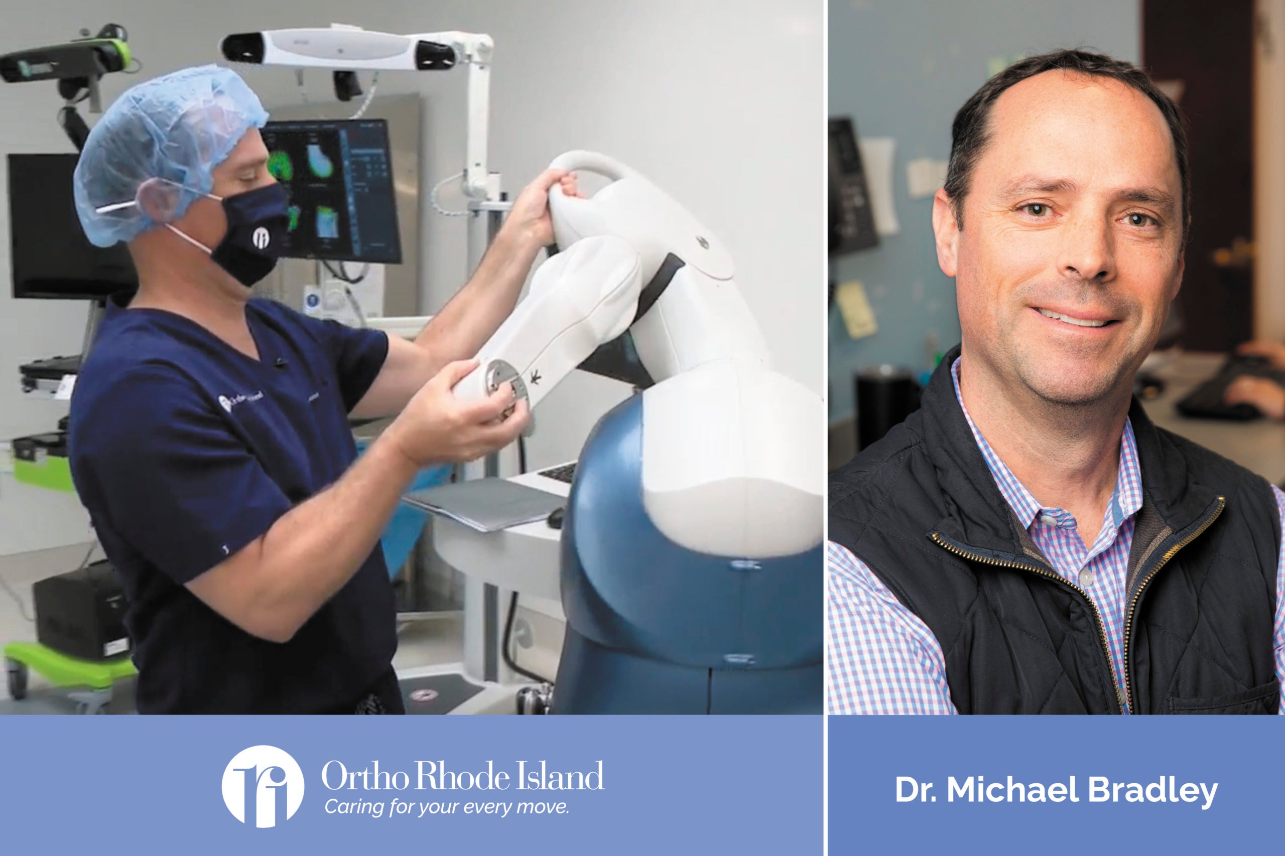 NBC 10’s Barbara Morse talks with Dr. Bradley about roboticassisted joint replacements now