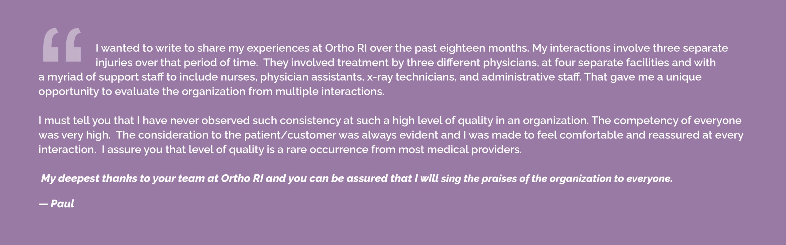 Ortho Rhode Island