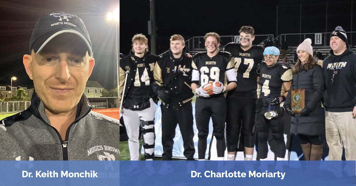 Ortho RI Physicians Receive Award from Athletic Trainers’ Association