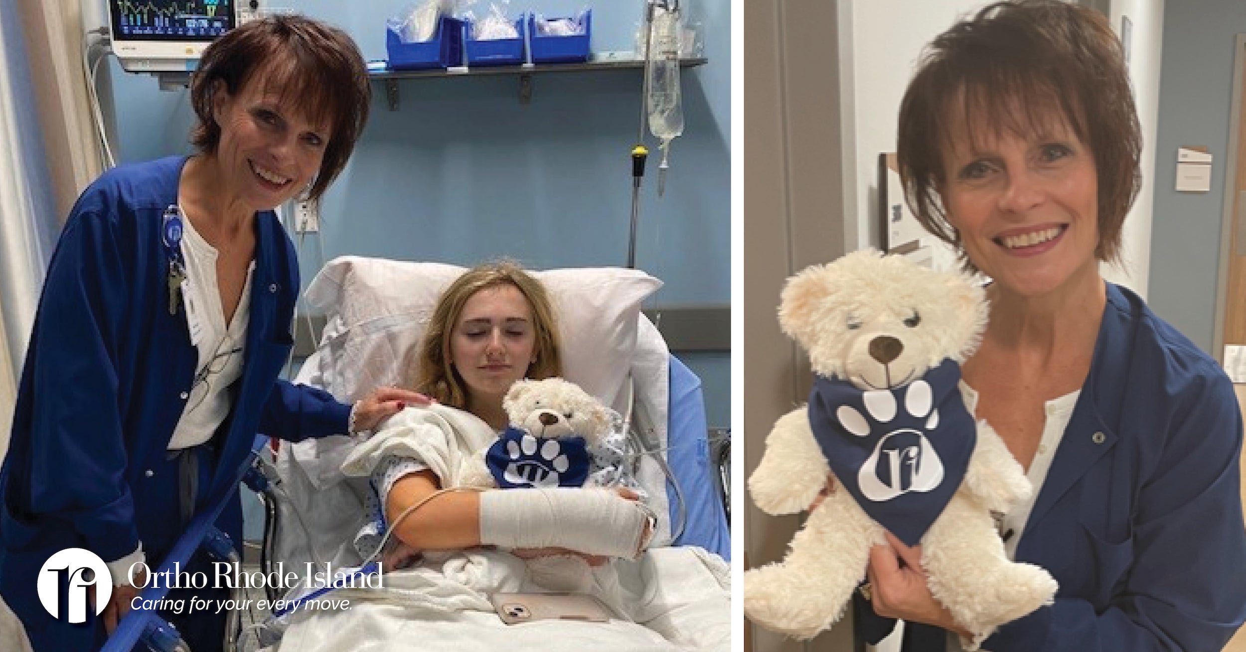 Ortho RI Teddy Bears Comfort Pediatric Patients at the Surgery Center